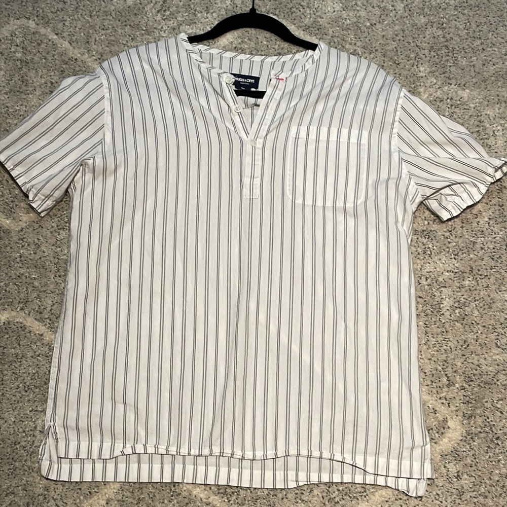 Hugh & Crye slim henley style shirt